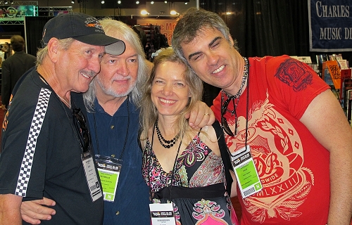 James, Seymour Duncan, Muriel Anderson, Sage Benado. Photo: Tom Prusik.